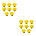 thumbnail image 4 of ZheElen Decorative And Easy-to-install Flower Pulls Knobs For Unique Touch Wide Range yellow 2Set, 4 of 6