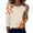 #02 Ginger, variant on Crew Neck 3/4 Sleeve Casual Shirts for Women Leaf Printed Loose Soft Tees Breathable Lightweight Tunic Tops Daily Autumn Outfits,M,Saffron