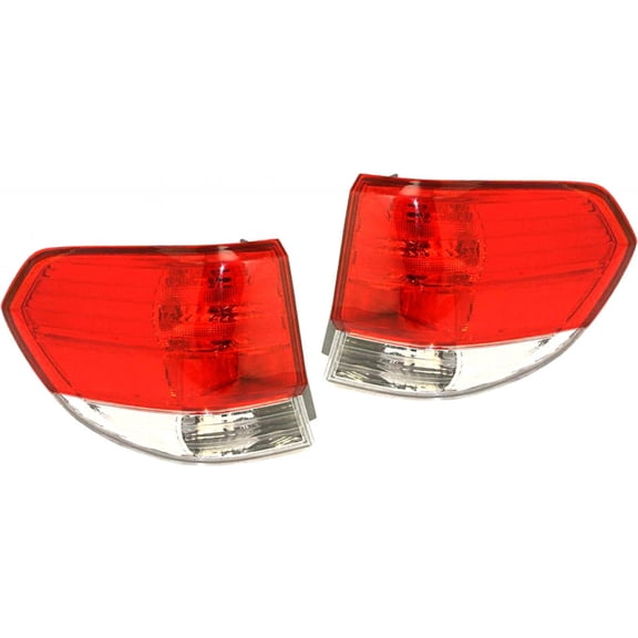 KarParts360 For 2008 2009 2010 Honda Odyssey Tail Light Assembly Pair Driver and Passenger Side For HO2818134 HO2819134 | 33551-SHJ-A51, 33501-SHJ-A51