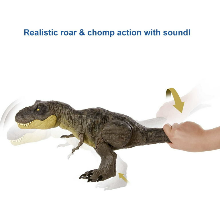 Jurassic World: Camp Cretaceous Stomp 'n Escape Tyrannosaurus Rex Action  Figure, Stomping T-Rex Toy