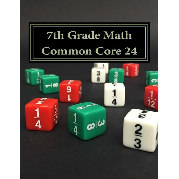 7th Grade Math Common Core 24, (Paperback)