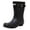 Matte Black, variant on Exotic Identity Original Short Rain Boots, Waterproof, PVC, Nonslip Sole, Garden Boot, Lightweight, Adjustable Ankle Buckle - 6M - Matte Black