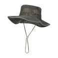 thumbnail image 2 of Fewfanhot Mesh Ventilated Boonie Hat for Men Women, UPF50+ UV Protection Wide Brim Sun Hat with Adjustable Chin Strap Breathable Outdoor Cap for Hiking Fishing Camping Gift, 2 of 2