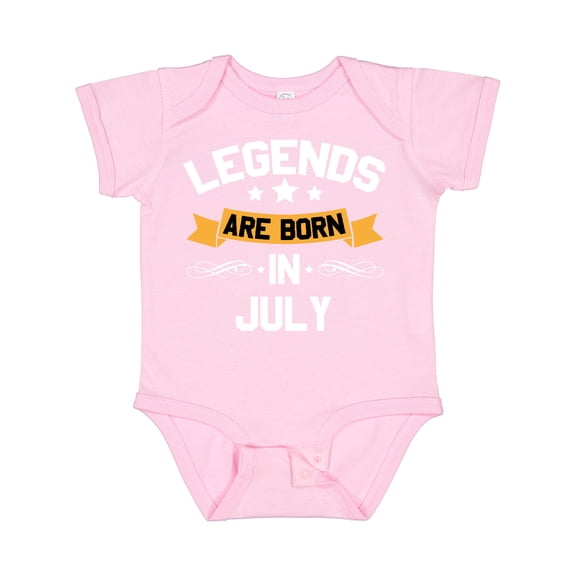 Inktastic Legends Are Born in July Boys or Girls Baby Bodysuit
