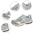thumbnail image 5 of UngA Comfort Wear Shoes Womens Walking Shoes Slip on Running Shoes Lightweight Workout Gym Shoes Breathable Casual Sneakers Grey,9, 5 of 7