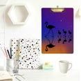thumbnail image 4 of FMSHPON Flamingo Family Clipboard Hardboard Wood Nursing Clip Board and Pull for Standard A4 Letter 13x9 inches, 4 of 7