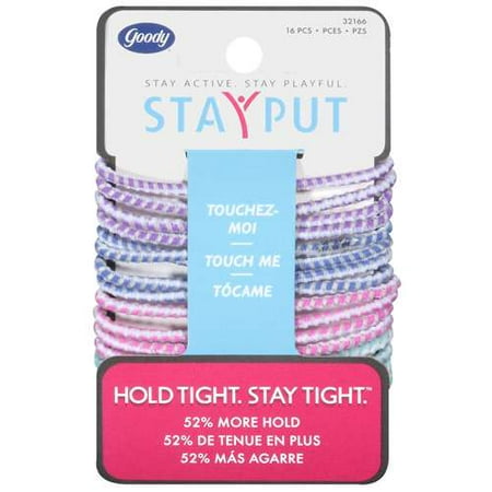 Goody Stay Put Hold Tight Stay Tight: Hair Ties, 16 ct
