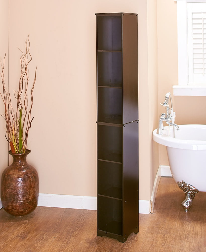 Slim Storage Towers or BasketsBlack Slim Storage Tower