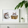 thumbnail image 5 of 4PCS Cat Stencils for Painting Cat Drawing Painting Stencils Cat Paw Print Cat Playing Template Washable PET Material 8×8inch on Wood Wall Home Decor DIY T-Shirt, 5 of 9