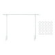 thumbnail image 4 of Soporte de barra sobre la mesa con abrazadera, fondo de fiesta de mesa, versátil, decoración, Blanco, 4 of 9