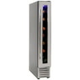 thumbnail image 1 of Koolatron 7 Bottle Wine Fridge Slim 6 Inch Built-In Under-Counter with Stainless Steel Door Frame, 1 of 7