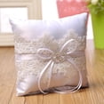 thumbnail image 5 of LICEWO European Bow Cushion Wedding Decor Ring Pillow Romantic Embroidered Flowers for for Wedding Ceremony Wedding Supplies, 5 of 15