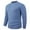 Light Blue, variant on Men's Sweater Long Sleeve Polo Shirts Lightweight Fashion Casual Pullover Sweater Undershirt Sweater Tops Ribbing Edge Casual Waffle Pullover M-4XL