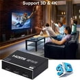 thumbnail image 2 of MesaSe 1x3 HDMI Splitter Distributes 4K Video and Audio to 3 Displays  High Compatibility  Easy to Use, 2 of 10