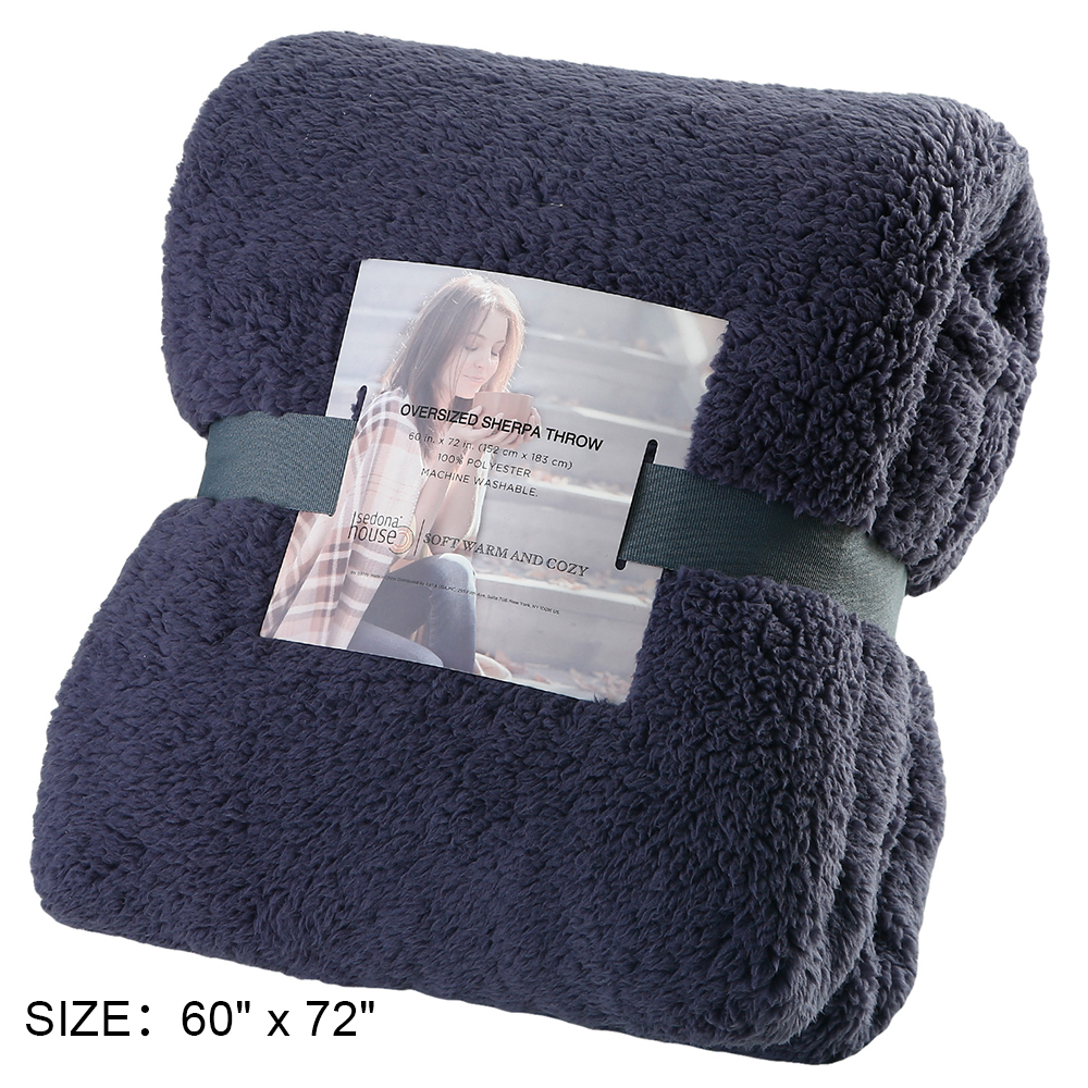 Better Homes Gardens Luxury Velvet Plush Blanket, Full/Queen, Blue