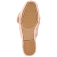 thumbnail image 5 of Journee Womens Eara Square Toe Faux Fur Slippers, 5 of 9