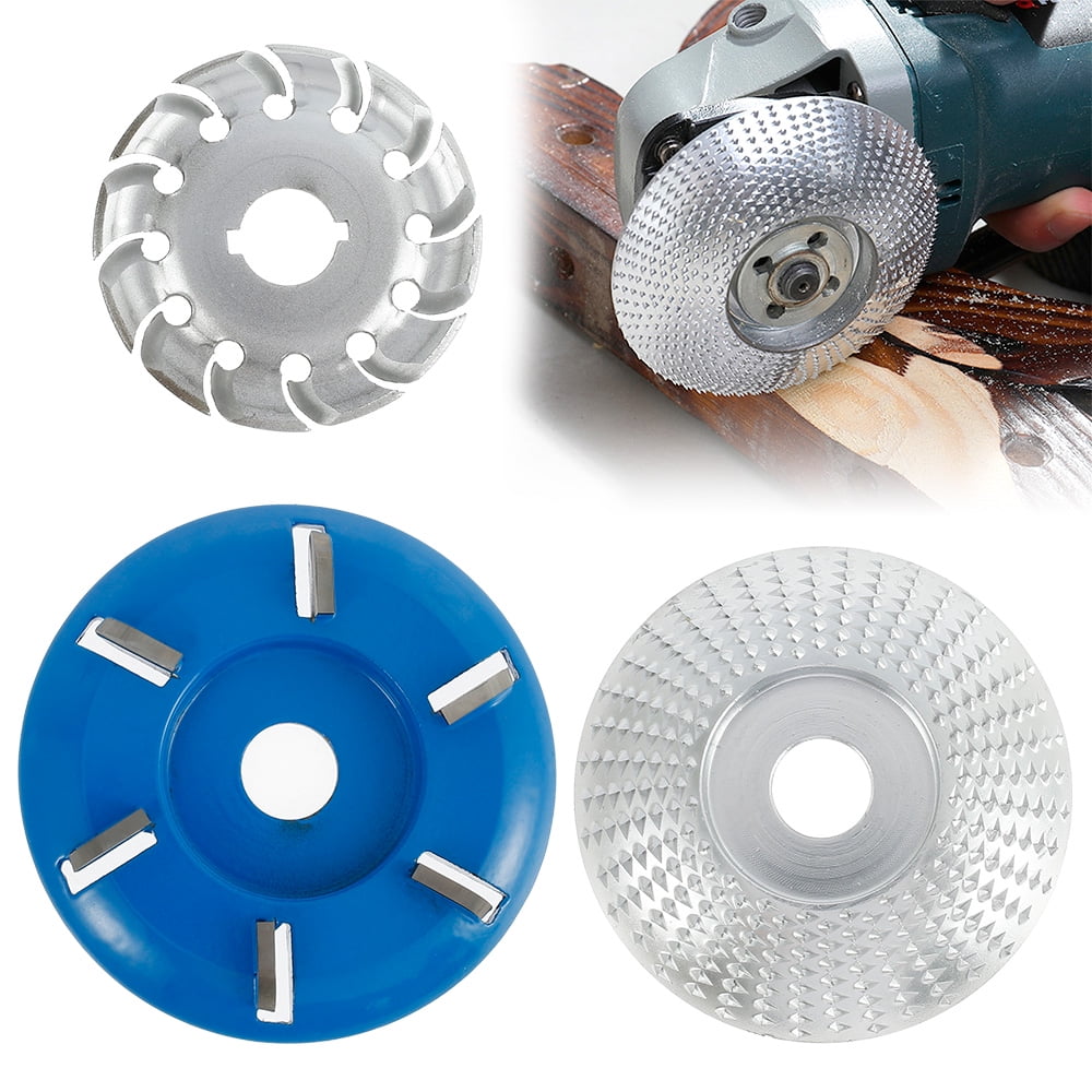 CZS Wood Carving Disc Grinder Shaping Disc Wood Grinding Wheel Woodworking Angle Grinder Attachment,Chain Disc & Coarse Disc,5/8 Arbor 1+1 Pack CZS Wood Carving Disc Grinder Shaping Disc Wood Grinding Wheel Woodworking Angle Grinder Attachment,Chain Disc & Coarse Disc,5/8 Arbor 1+1 Pack
