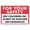 Warning Sign 4, variant on Fire Hydrant And Hose Reel Sign 8"x12" Metal Aluminum Signs, Weather Resistant, Weatherproof, Indoor Or Outdoor