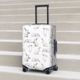 thumbnail image 3 of Wukai Rabbit Eating Elastic Luggage Cover: Personalized Protection for Your Suitcase - Fits 19~29-inch, Washable & Durable Travel Companion-Medium, 3 of 8