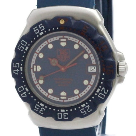 Pre-Owned TAG HEUER Formula 1 Steel Rubber Quartz Mens Watch 370.513 (Good)