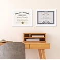 thumbnail image 3 of Americanflat 8.5x11 Diploma Frame in White with Shatter Resistant Glass - Horizontal and Vertical Formats for Wall and Tabletop, 3 of 6