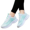 thumbnail image 3 of asddcavvf Women Sneakers Fashionable New Pattern Color Matching Flat Bottomed Comfortable Mesh Breat, 3 of 9