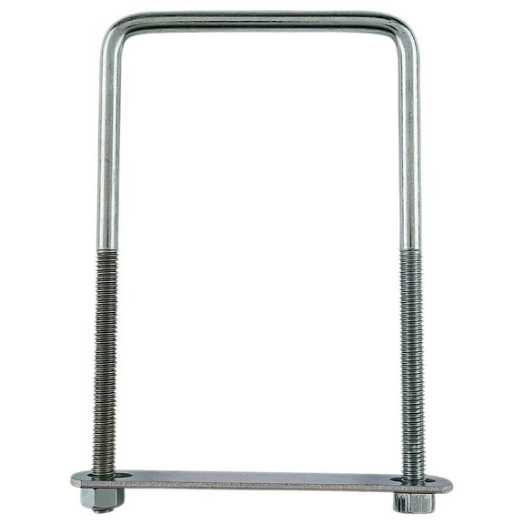 National Hardware - 2192BC 677 3/8" X 4" X 7" Square U Bolt - Zinc Plated