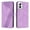 Purple, variant on Phone Case for Motorola Moto G Power 2024 Flip Folio Kickstand Wallet Magnetic Card Slots Cover