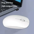 Bgliely 2.4G Wireless Silent Bluetooth Mouse with Color Options, Plug
