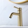 thumbnail image 3 of Single Hole Bathroom Sink Faucet, Lever Handle Solid Brass Basin Faucet, 3 of 5