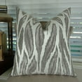 thumbnail image 4 of Plutus PB11396-2026-DP Glacier Handmade Throw Pillow, Gray, Silver & Ivory - 20 x 26 in., 4 of 4