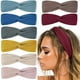 thumbnail image 1 of Liangnv Diademas Para Mujer Diademas Anudadas Boho Para Niñas De Tela, Diadema Elástica Accesorios Para El Cabello De Moda Cruzados, Color Sólido, 8 Piezas, 1 of 5