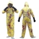 thumbnail image 5 of 2025 Biohazard Virus Nuclear Radiation Infected Costume Halloween Adult Kids Zombie Outfit Family Cosplay Red Green Blood S-, 5 of 5