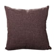thumbnail image 2 of 17.7x17.7 inch Linen Throw Pillow with Insert, Beige Decorative Cushion for Sofa, Bed, and Living Room, Soft and Durable, 2 of 6