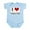 Sky Blue, variant on CafePress - I Love Theater Infant Creeper - Baby Light Bodysuit, Size Newborn - 24 Months
