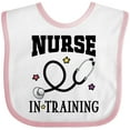 thumbnail image 3 of Inktastic Nurse in Training Nursing Gift Girls Baby Bib, 3 of 4