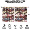 thumbnail image 2 of Blackout Kids Curtains,Pioneer Flower Childrens Insulated Curtains Set Of 2,Bedroom Essentials,Toddler Room Decor 52x63in(132x160cm), 2 of 4