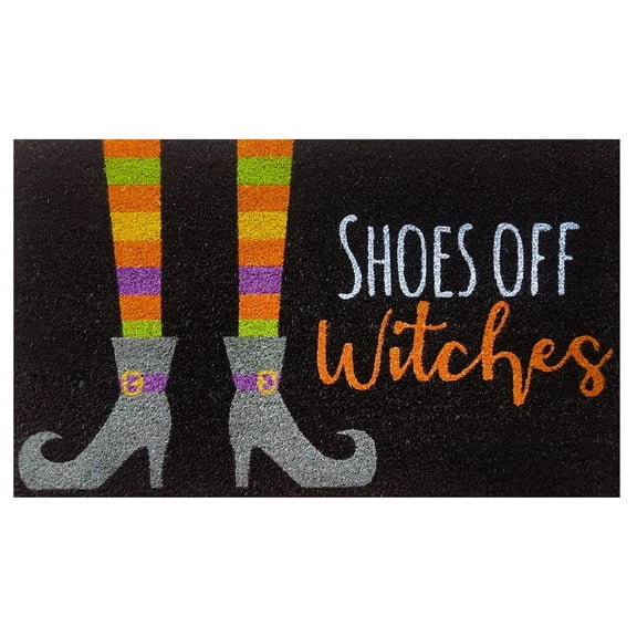 Briarwood Lane Shoes Off Witches Coir Doormat
