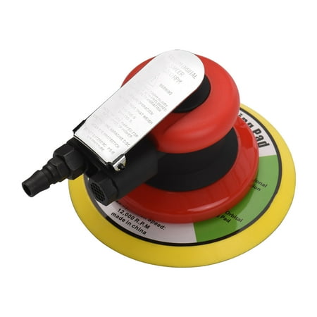 

Docooler Pneumatic Sander 6 Inch Polishing Sanding Waxing for Car Wall Wood Metal 10000RPM Red