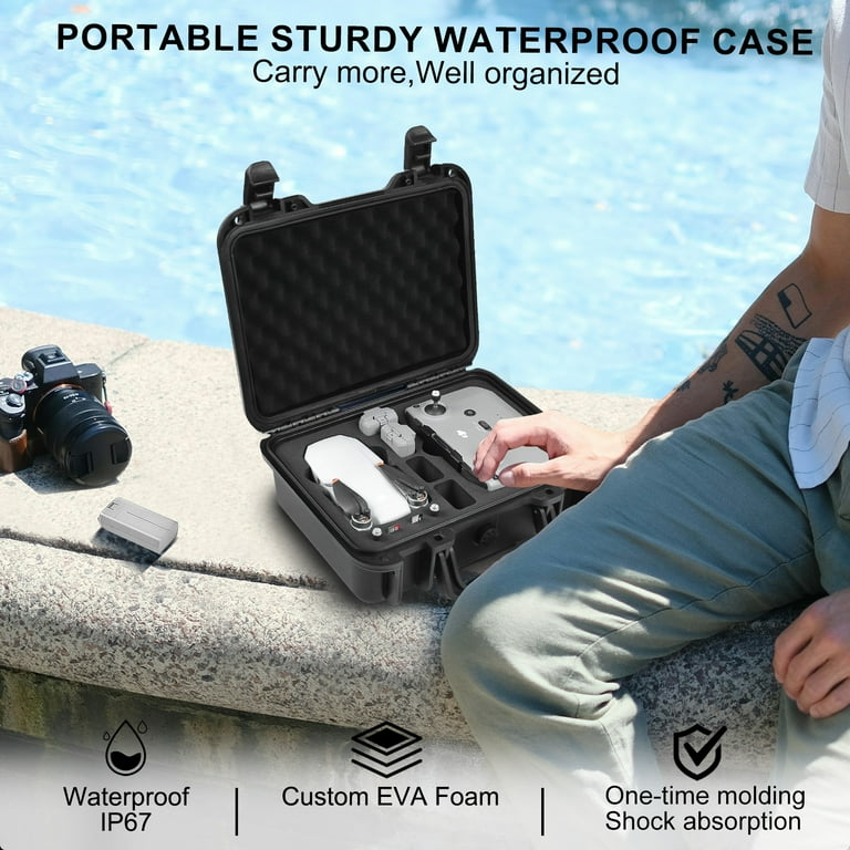 Lekufee Travel Waterproof Hard Case for DJI Mini 4K/Mini SE/Mini