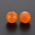 thumbnail image 3 of Imitation Jelly Acrylic Beads Faceted Round Dark Orange 16.5x16mm Hole: 2.5mm about 288pcs/500g, 3 of 7