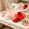 thumbnail image 3 of TELOLY 4Pairs Kids Socks,8-10 Years Old Ruffle Socks,Solid Color Lace Socks,Combination1, 3 of 7