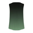 thumbnail image 5 of Gamivast Womens Tank Tops Square Neck Summer Loose Fit Casual Basic Tee Shirts Fashion Print Flowy Sleeveless Shirts Trendy Tunic Tops Green L Camisas Para Mujer, 5 of 6