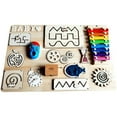 thumbnail image 6 of Wooden Busy Board DIY Parts Set - DIY Materials for Parents - Sensory Board Accessories -Wooden Activity Parts - Montessori Educational Items - Sensory Wall Material Kit, 6 of 7