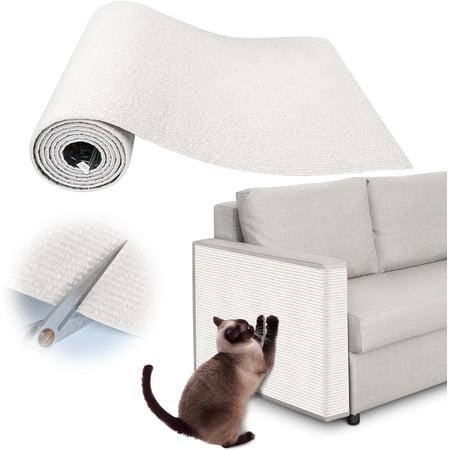 Cat Scratch Furniture Protector 15.75 x 78.74 Couch Protector from Cat Claws DIY Cat Couch Protector from Cat Claws for Leather Wood Textile Fabrics