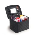 thumbnail image 5 of Bolsa de maquillaje, bolsa de cosméticos grande, bolsa de artículos de tocador plegable impermeable multifunción, para vacaciones, camping y baño, 5 of 5