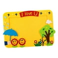 thumbnail image 4 of kowaku DIY Picture Frame Fathers Day Gifts Educational Toy DIY Project Decoration Kids Artwork Frame Photo Frame for Arts and Crafts I Love You Yellow, 4 of 9