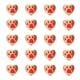 thumbnail image 3 of 30 cuentas de huella de pata de perro en forma de corazón, con agujero grande, de metal, para hacer pulseras y joyas hechas a mano, 3 of 7