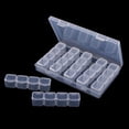 thumbnail image 3 of Caja de Almacenamiento de Plástico de 56 Ranuras, Contenedor de Almacenamiento de de Joyería, 3 of 9