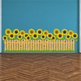 thumbnail image 6 of Kids Stickers,Flower Bushes Sunflower Skirting Line PVC Stickers Removable Personality Wall Stickers Living Room Bedroom PVC Stickers Bathroom Toilet Decorative Wall Stickers, 6 of 7